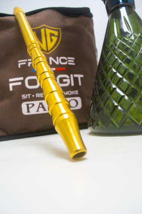 Pablo L2 Hookah with Bag - Green Base / Black Stem