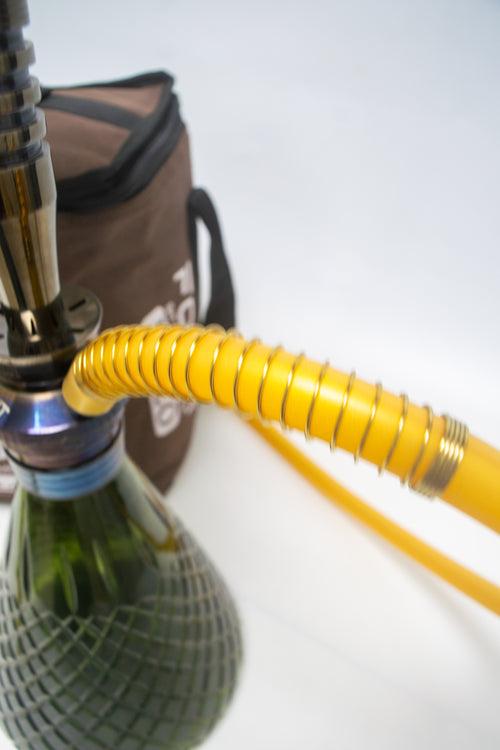 Pablo L2 Hookah with Bag - Green Base / Black Stem