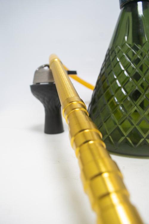 Pablo L2 Hookah with Bag - Green Base / Black Stem