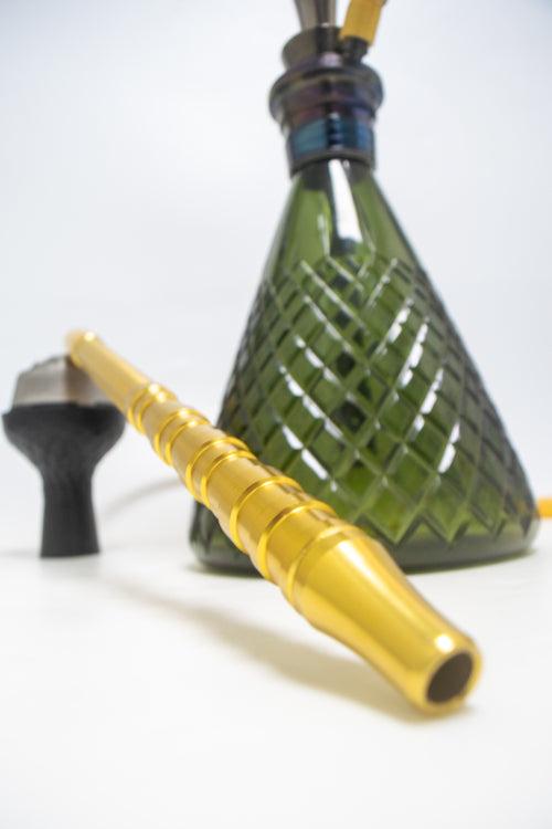 Pablo L2 Hookah with Bag - Green Base / Black Stem