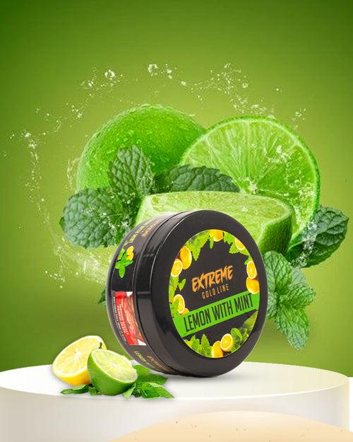 Extreme Gold Line Lemon Mint Hookah Flavor - 100g Box