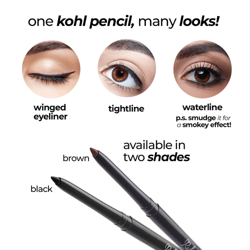 Black Smoked Kohl Pencil