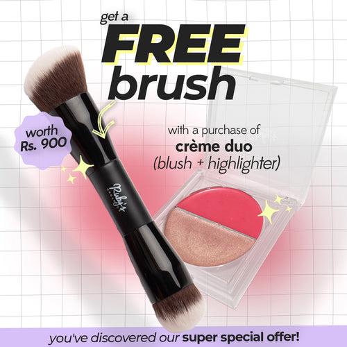 FREE Makeup Brush with Crème Blush Duo (Special Offer)