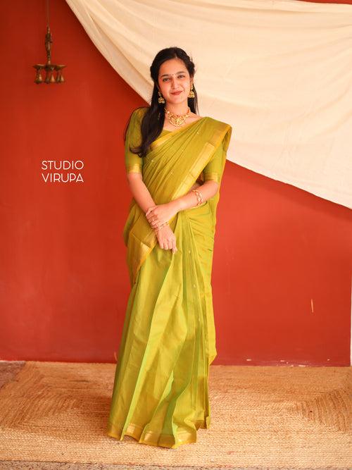 Kamakshi - Kanchi Cotton (Green)