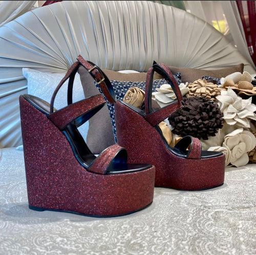 Bold Wedges  (Wedges Heels, Bridal wear Customised )