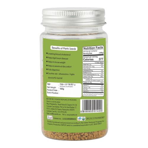 Methi 100g - Organic