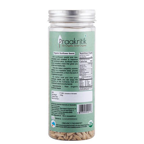 Sunflower Seeds 150g - Organic