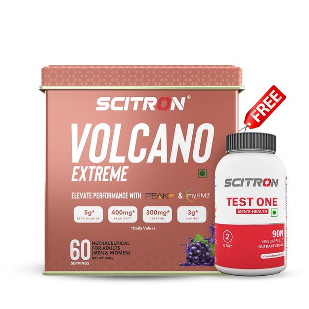 Scitron Volcano Extreme Pre-Workout (With PEAK ATP & MyHMB)