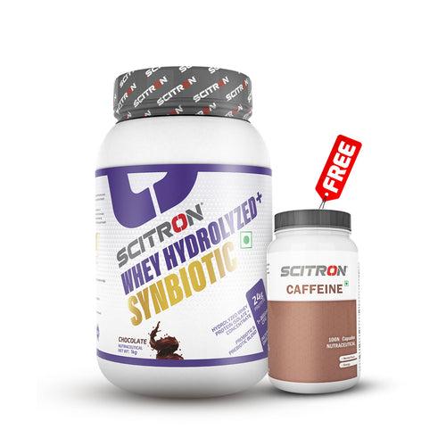 Whey Hydrolyzed Synbiotic Protein with 1 Billion Prebiotic & Probiotic Strains for Gut Health