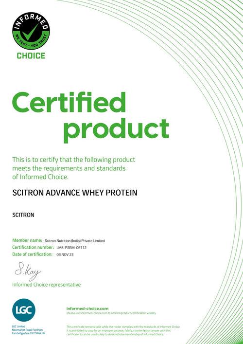 Advance Whey Protein with 20 Vitamins & Minerals