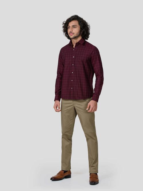 Eloquent Full Sleeve Untuck Fit Shirt