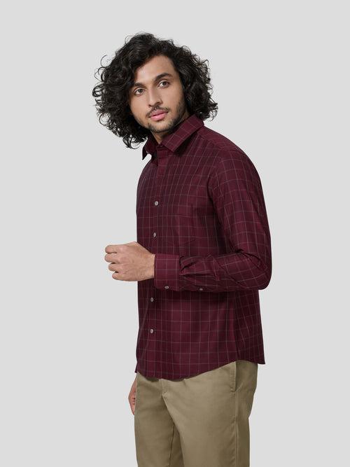 Eloquent Full Sleeve Untuck Fit Shirt