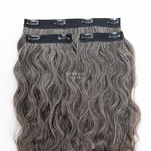 Grey Hair | Classic | 3 piece Set Clip-In Hair Volumizer