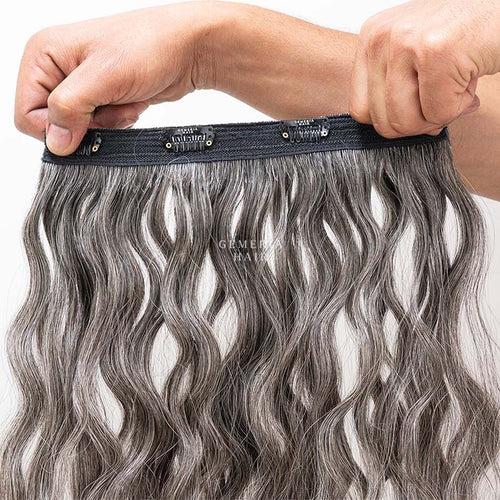 Grey Hair | Classic | 1 Piece Clip-In Volumizer