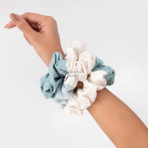 Triple Color Scrunchies