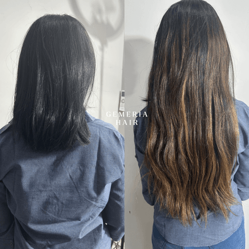 Caramel Brown Balayage | Half Head Wig