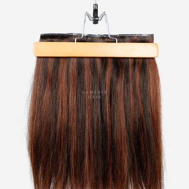 Barrel Brown Balayage | Seamless | 1 Piece Clip-In Hair Volumizer