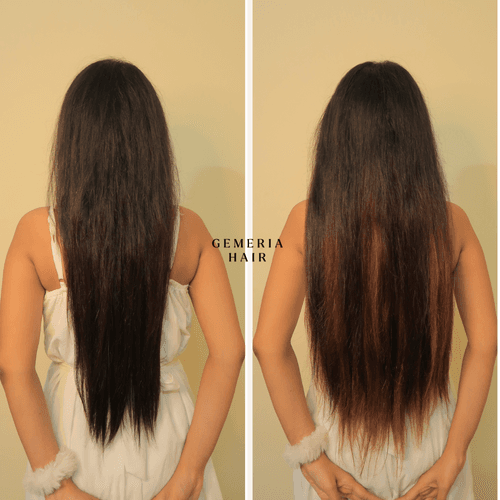 Golden Brown Balayage | Seamless | 7 Set Clip-In Hair Extensions