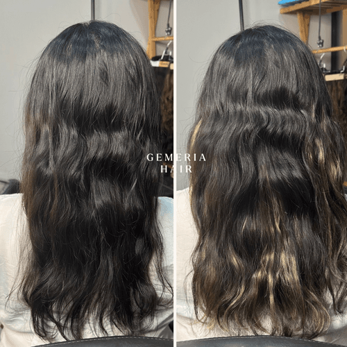 Light Ash Brown Balayage | Seamless | 3 Piece Set Clip-In Hair Volumizer