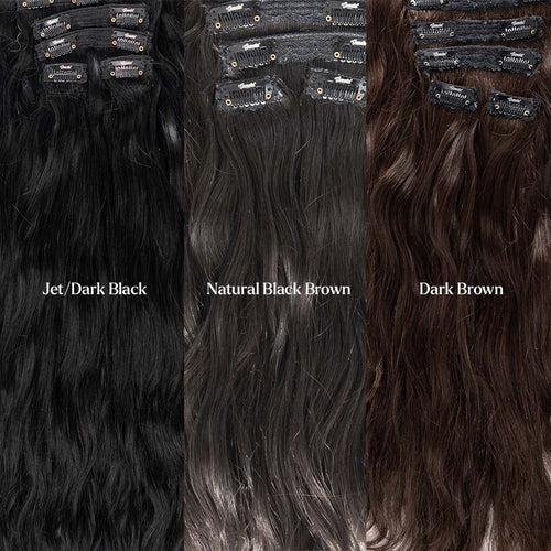 Classic | 7 Set Clip-In Extensions | Natural Wavy