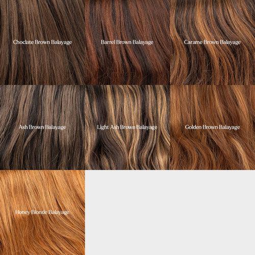 Golden Brown Balayage | Seamless | 7 Set Clip-In Hair Extensions