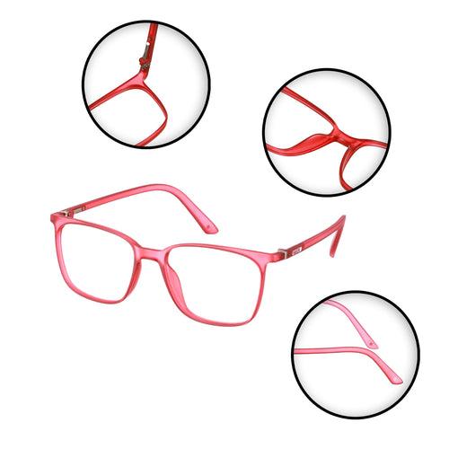 Bluno Candy Square Computer Glasses for Women (Unisex)