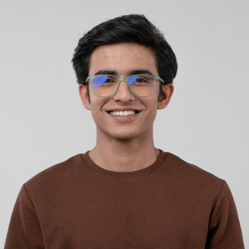 Bluno Candy Square Computer Glasses for Men (Unisex)