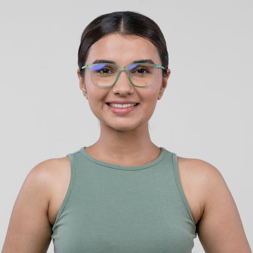 Bluno Candy Square Computer Glasses for Women (Unisex)