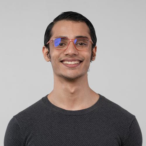 Bluno Candy Square Computer Glasses for Men (Unisex)