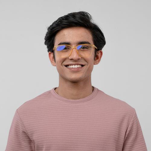 Bluno Candy Square Computer Glasses for Men (Unisex)