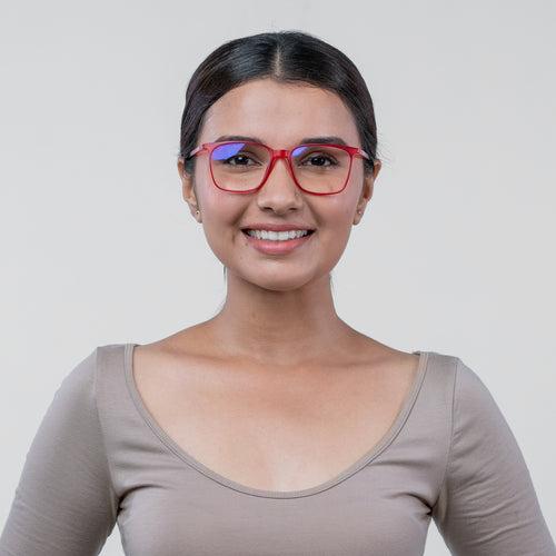 Bluno Candy Square Computer Glasses for Women (Unisex)