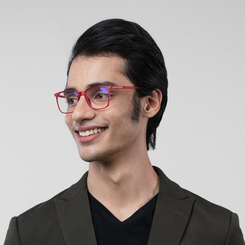 Bluno Candy Square Computer Glasses for Men (Unisex)
