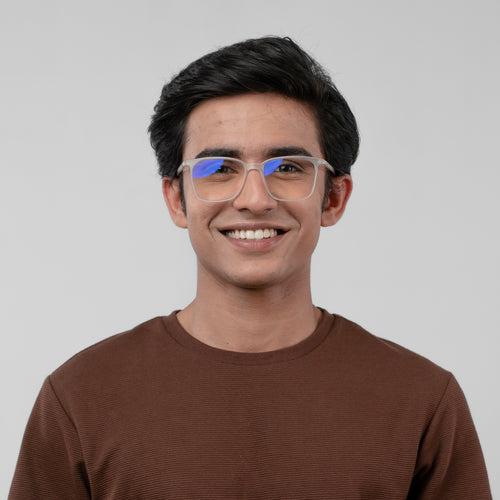 Bluno Candy Square Computer Glasses for Men (Unisex)