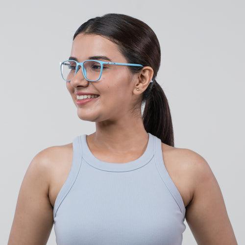 Bluno Candy Square Computer Glasses for Women (Unisex)