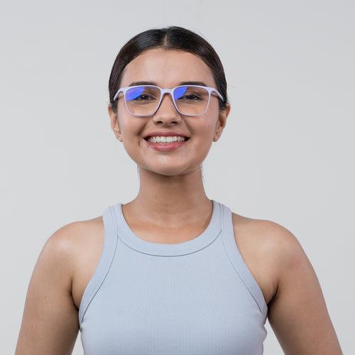 Bluno Candy Square Computer Glasses for Women (Unisex)