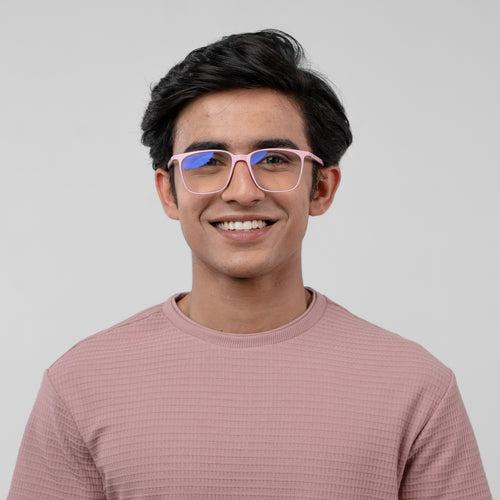 Bluno Candy Square Computer Glasses for Men (Unisex)