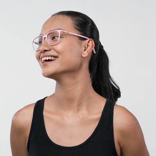 Bluno Candy Square Computer Glasses for Women (Unisex)