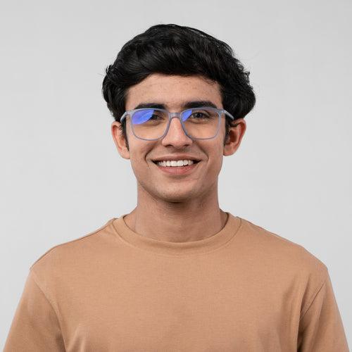 Bluno Candy Square Computer Glasses for Men (Unisex)