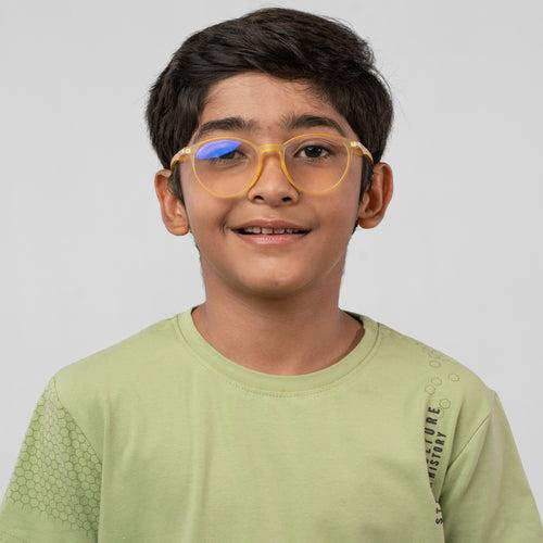 Bluno Simon Round Computer Glasses for Kids