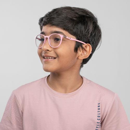 Bluno Simon Round Computer Glasses for Kids