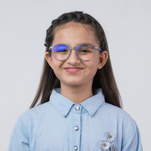 Bluno Simon Round Computer Glasses for Kids