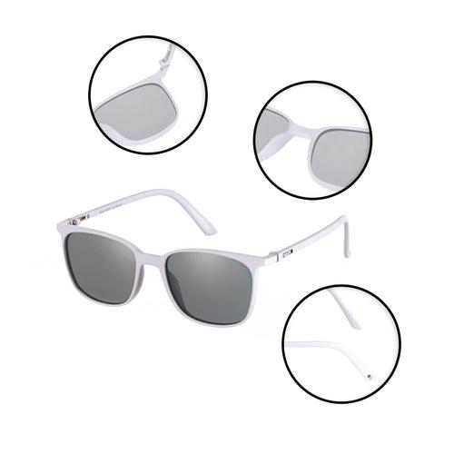 Enrico Classic Square Sunglasses (Unisex)