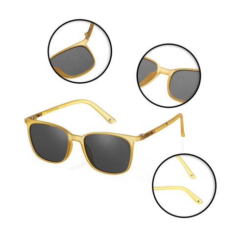 Enrico Classic Square Sunglasses (Unisex)