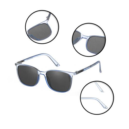 Enrico Classic Square Sunglasses (Unisex)