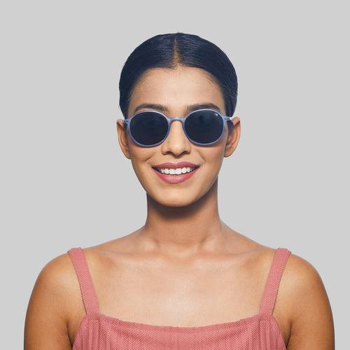 Enrico Classic Round Sunglasses (Unisex)