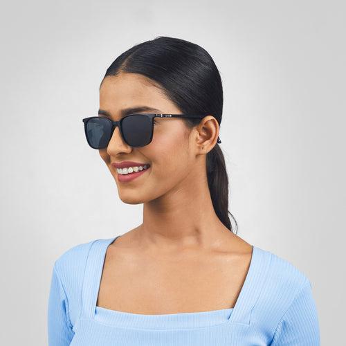 Enrico Classic Square Sunglasses (Unisex)