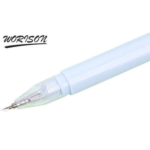 Worison 2pc Craft Pen Cutter, Portable Paper Cutting Tool