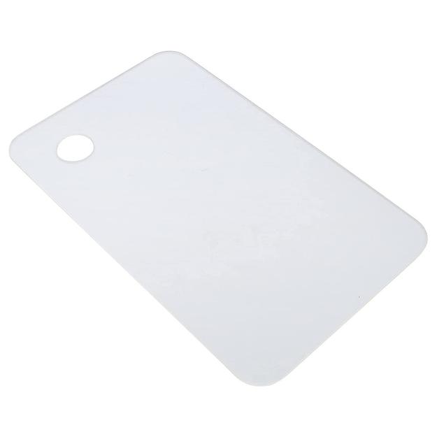 Worison Clear Transparent Acrylic Rectangle Shape Painting Palette with Thumb Hole for Acrylic or Oil Painting