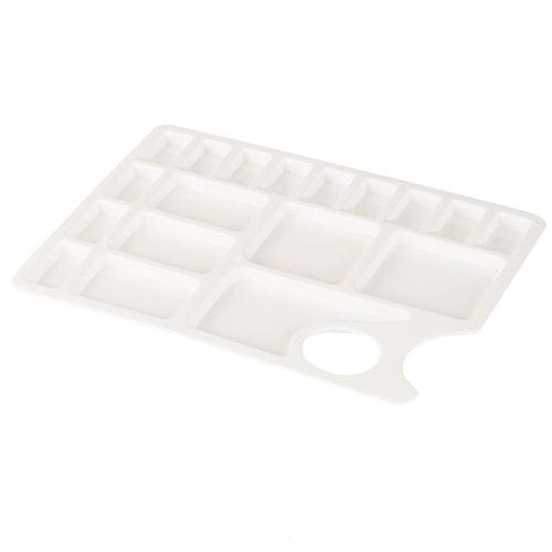 Worison 18 Wells Plastic Painting Palette with Thumb Hole for Better Grip