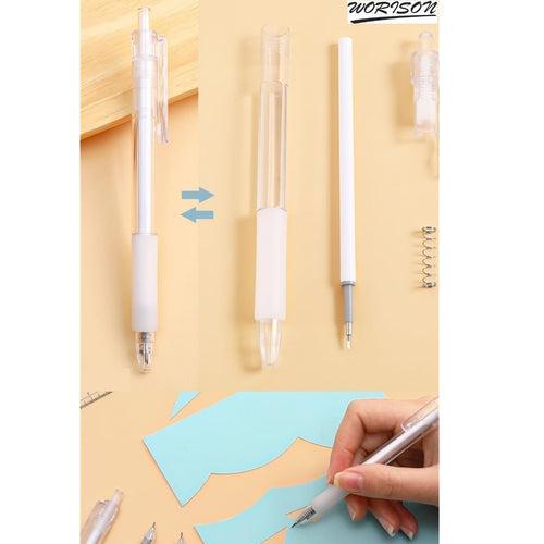 Worison 2pc Craft Pen Cutter, Portable Paper Cutting Tool